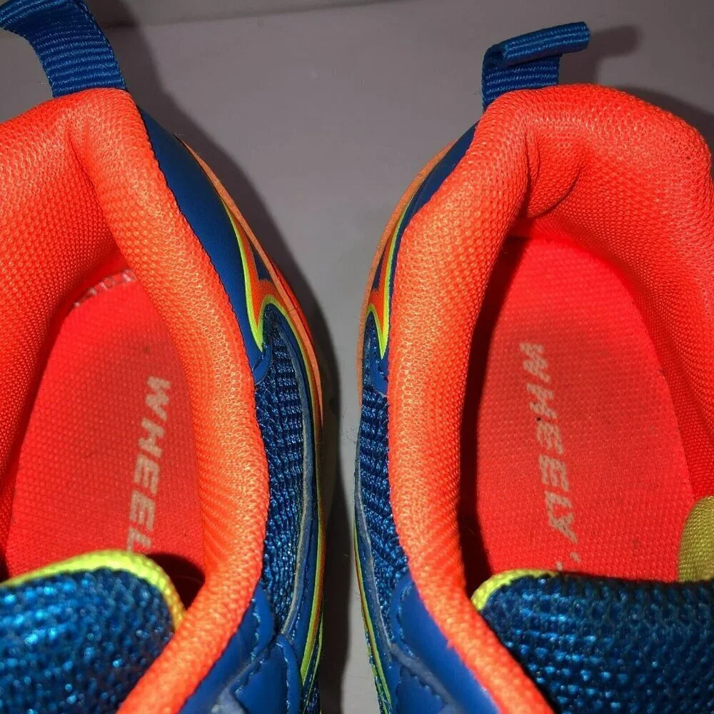Kids Blue and Orange Wheelys